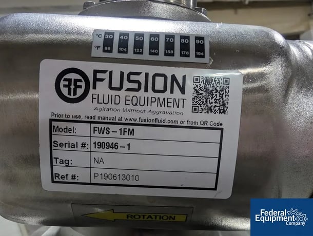 42 gallon Highland Agitated Receiver Tank, 316 Stainless Steel, 160 Liter, 24" diameter x 24" straight side - Image 8