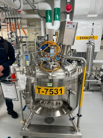 65 gallon Northland Stainless, inconel reactor, jacketed, agitated, 45/125 psi, 2003 - Image 1