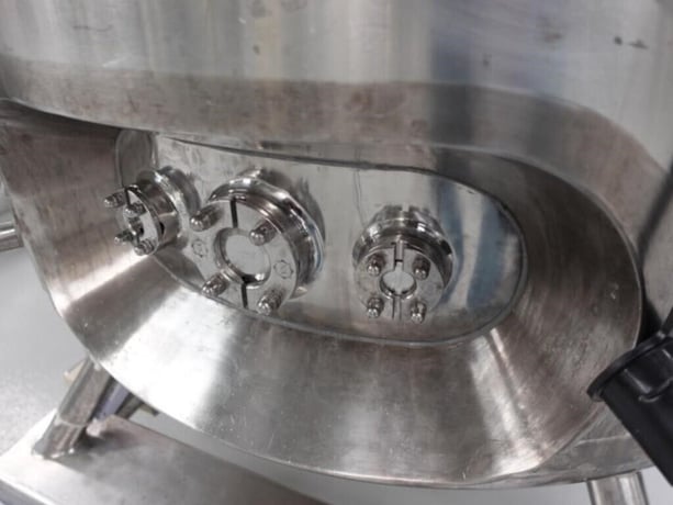 65 gallon Northland Stainless, inconel reactor, jacketed, agitated, 45/125 psi, 2003 - Image 2