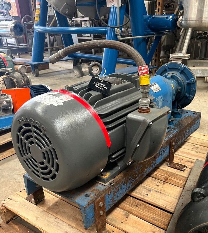 Geiger, Stainless Steel horizontal centrifugal pump, 15 HP motor, 1" inlet x 2" outlet - Image 4