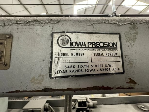 Iowa #UCR20M60, Slear Line, 20000 lb., 12 -100 Fpm, S/N UC8814 - Image 7