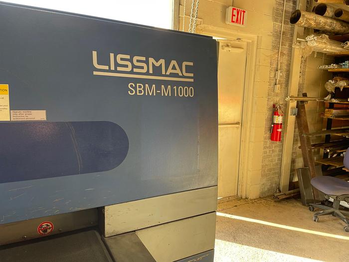 Lissmac #SBM-M1000-B2, Oxide Remover, 39.37" W, 0.04"-0.79" thick, 2" x6" part size, 2012 - Image 1