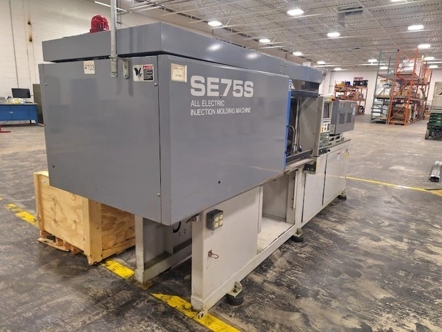 75 Ton, Sumitomo #SE75S, electric injection molder, 22 HP, 2000 - Image 2
