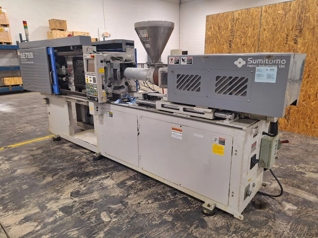 75 Ton, Sumitomo #SE75S, electric injection molder, 22 HP, 2000 - Image 3