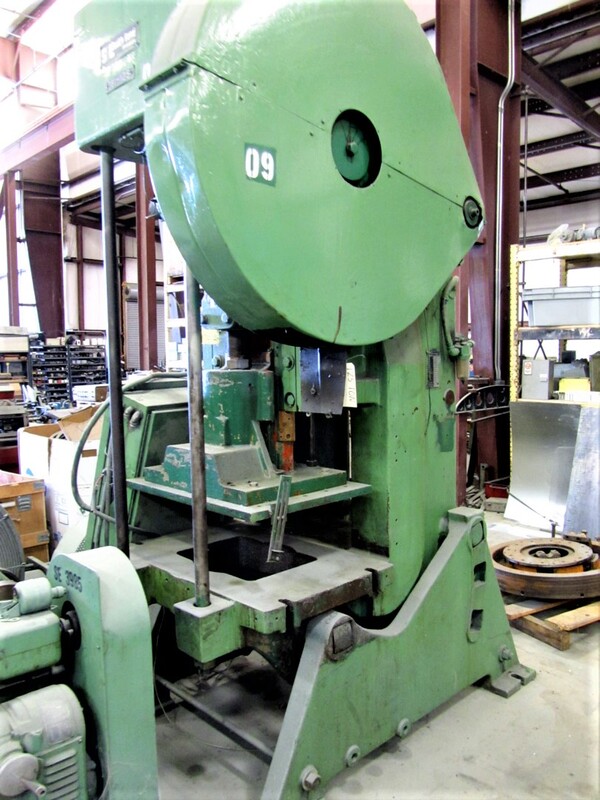 125 Ton, South Bend Johnson #125BG-AC, 6" stroke, 15-5/8" Shut Height, 42" x27" bed, 40 SPM, 1991 - Image 1