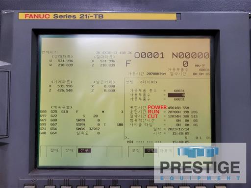 Daewoo Doosan #Puma-V550, 28.7" Swing, 24" Chuck, 2,000 RPM, 50 HP, Fanuc 21iTB, #43158 - Image 6