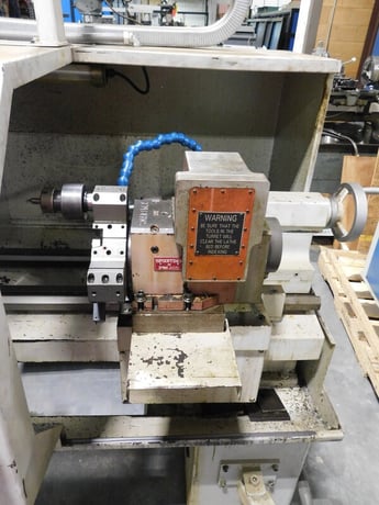 15" x 36" Milltronics #ML15, 3-jaw chuck, 3-1/8" hole, Centurion 6, 8 turret, 20-3000 RPM, 7 HP, 2004 - Image 2