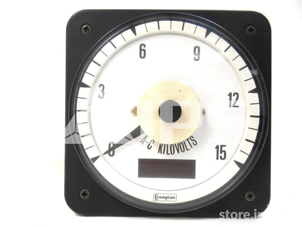 Crompton Switchboard AC Kilovolt Meter 3.0 KV Full Scale, 150 Volts AC Max - Image 1
