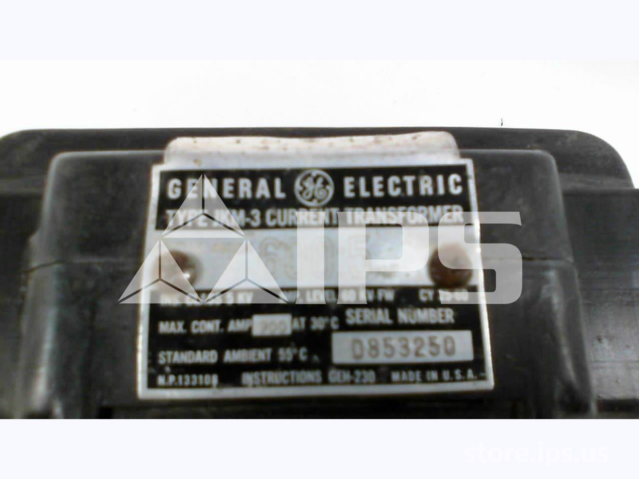 GE Jkm-3 Current Transformer 600:5 Bar Type - Image 2