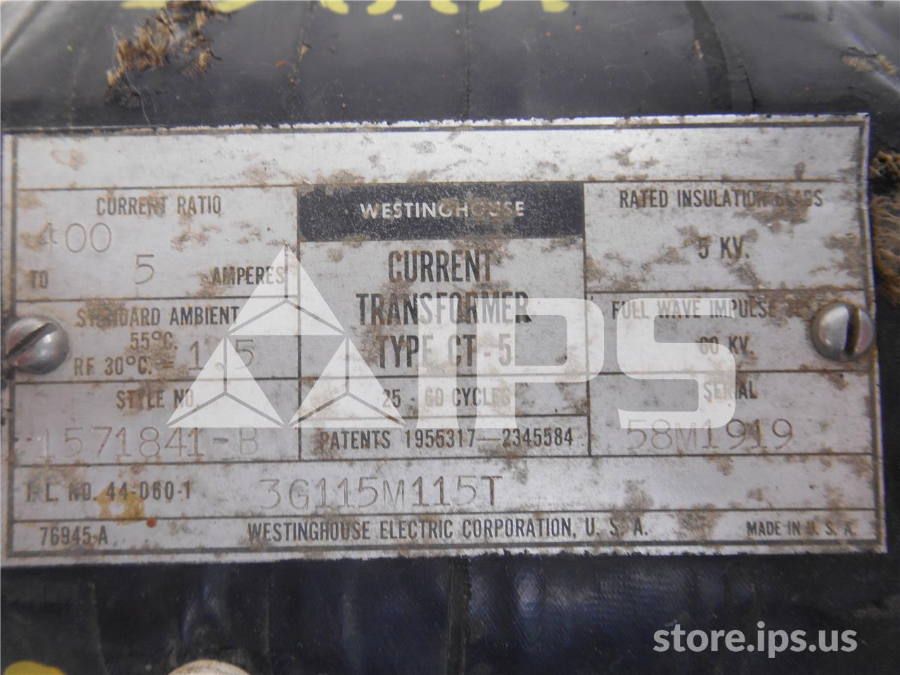 WH Type Ct-5 Current Transformer 400:5 Bar Type - Image 2