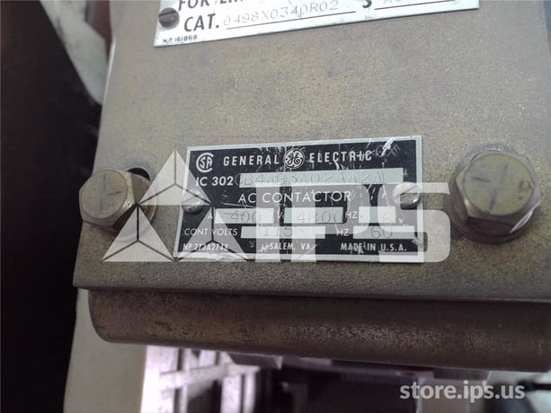 400 Amps GE Ic302 Limitamp Contactor 115 Volts AC Control, Bolt On Fuse - Image 2