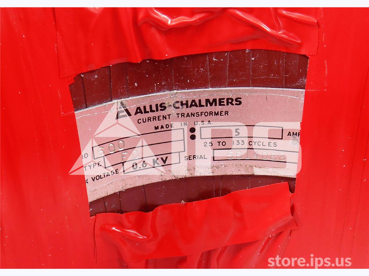 AC Fd Current Transformer 600:5 Window, 15 KV - Image 2