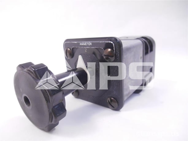 GE Sbm AC Ammeter Switch 2 Stage, Knurled Handle - Image 1