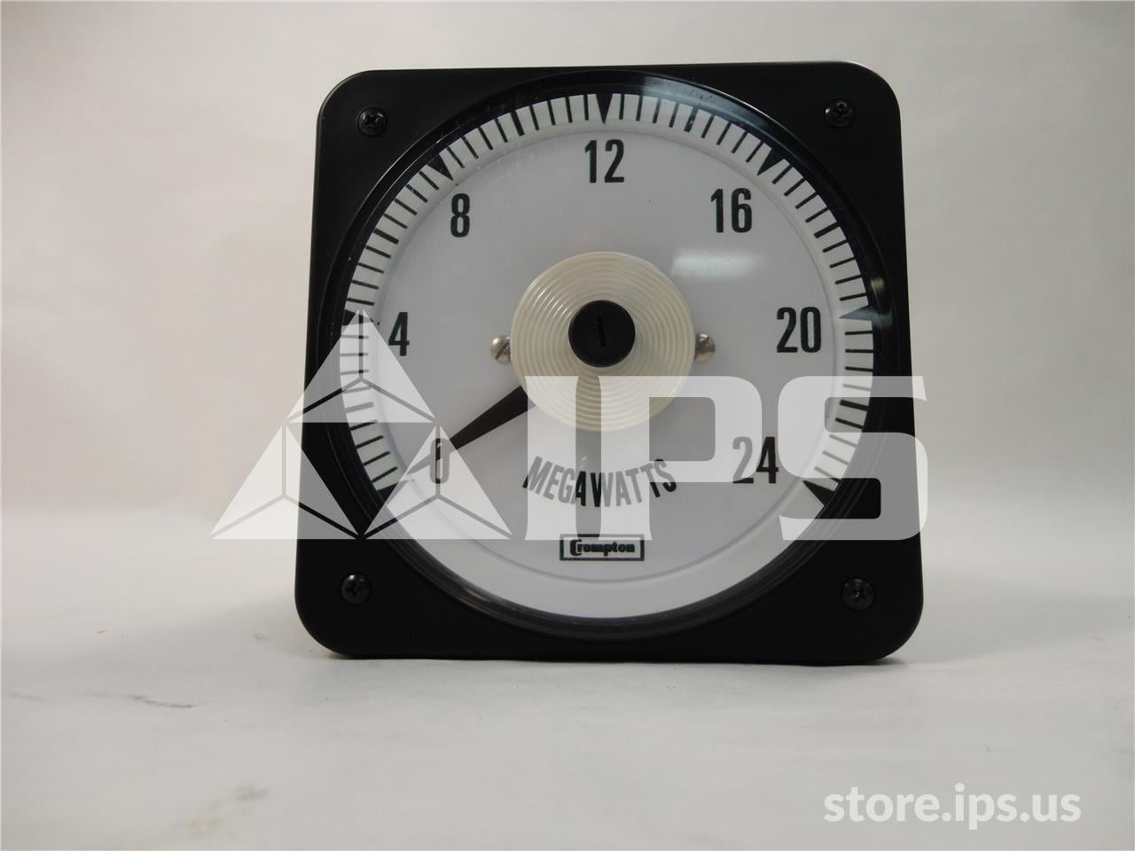 Crompton Switchboard AC Wattmeter New 0-24 Mw, 120vac, 5 Amps - Image 1