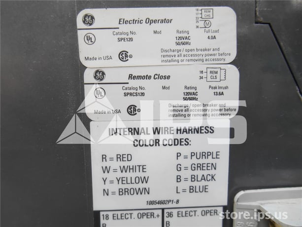 2000 Amps GE Ssf Power Break Ii Eo/ Bi (ssf20) Parts Unit, 120 Volts AC Control, Power Plus Lsi, 2000 Amps - Image 2