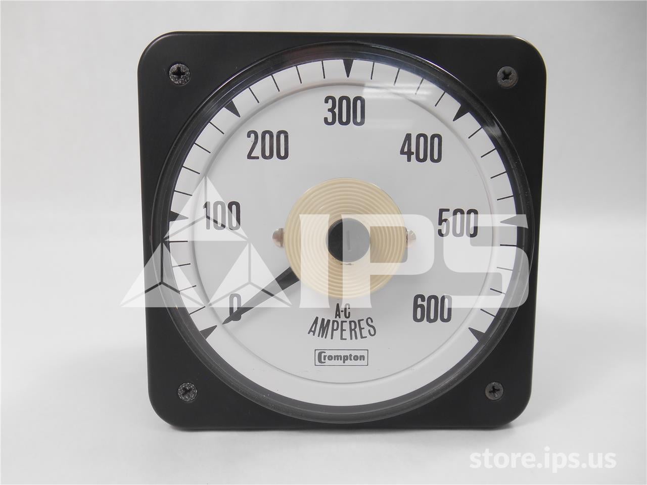 Crompton Switchboard AC Ammeter 0-600 Full Scale, 5 Amps Max - Image 1