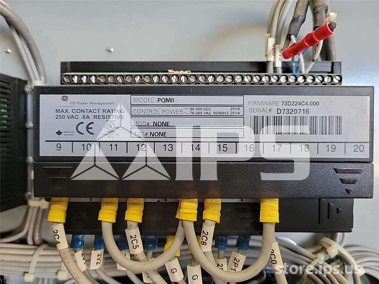 GE Multilin Pqm Ii Digital Power Quality Meter 90-300vdc/70-265 Volts AC - Image 2
