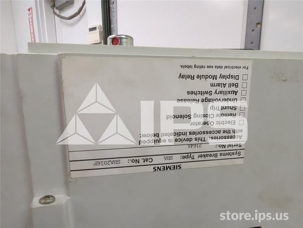 1600 Amps Sa Sba 1600 Mo/bi (sba20) Sb16tlsig, 1200 Amps Rp - Image 2