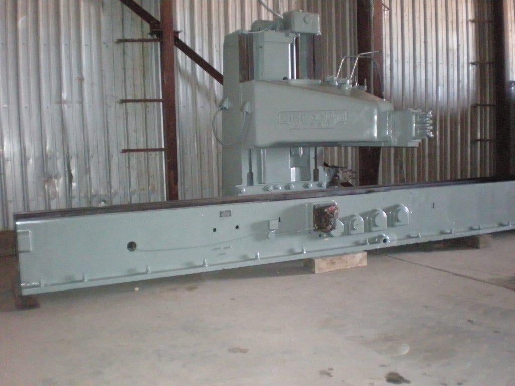 36" x 38" x 28' Cincinnati Hypro, 36" x324" table, 2 rail head, side head, 50 HP variable speed, 1 owner - Image 1