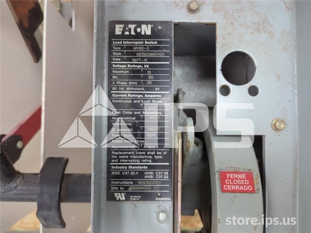 600 Amps Ch Mvs2-c Load Interrupter Switch Component 15kv, 61ka, 95 KV Bil - Image 3