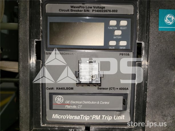 4000 Amps GE Wps-40 Eo/do We1nbbvf1xbxxxx Unused Surplus 120 Volts AC Control, Mvt Pm Lsg, 4000 Amps Ct, 4000 - Image 3
