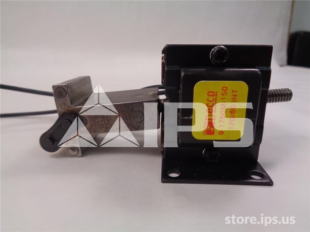 Decco 120 Volts AC Horizontal Pull Solenoid Assembly New With Plunger, U-stack, And Mounting - Image 1