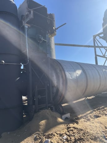 10.5' x 32' Heil, triple pass drum dryer & chip plant - Image 3
