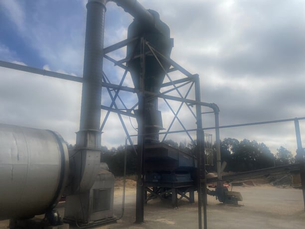 10.5' x 32' Heil, triple pass drum dryer & chip plant - Image 10