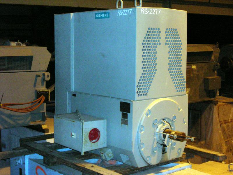 350 HP 1770 RPM Siemens, Frame 509US, TEFC, surplus, type RAZ, 2300 Volts - Image 1