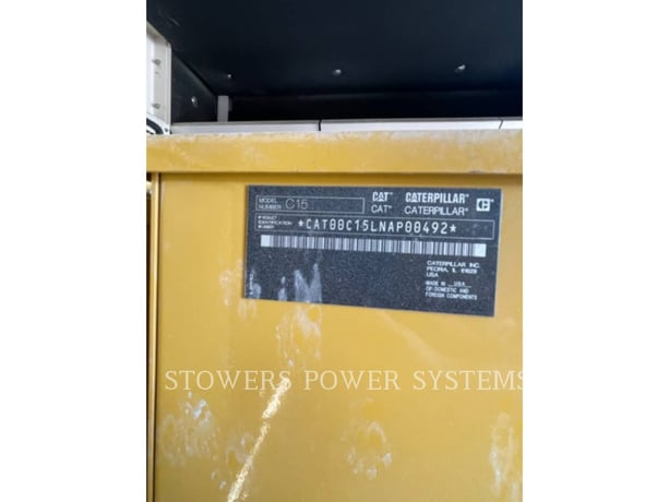 500 KW Caterpillar #C15, 302 hours, S/N NAP00492, 2014 - Image 8