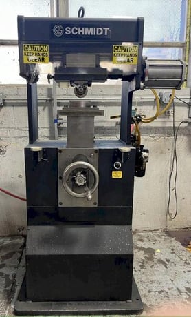 Schmidt #Series-12, pneumatic roll marking machine, 3 ton, 2002 - Image 1