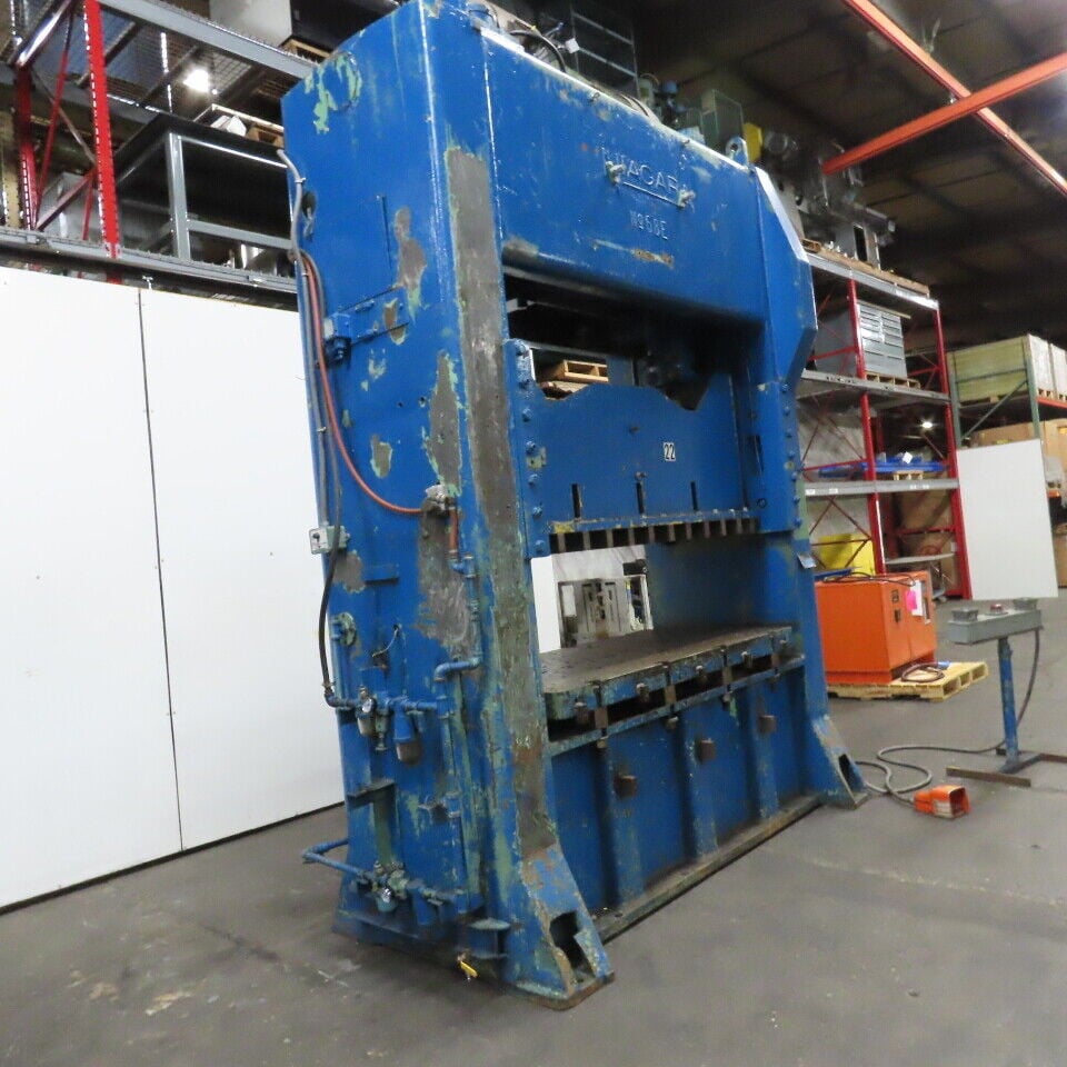 130 Ton, Niagara #68E, Double Crank Stamping Press 480V 3Ph 8" Stroke Tested - Image 2