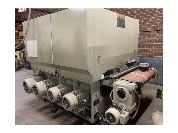 52" x 103" Timesavers #252-4-IC, belt sander, 4-head, 6" opening, 15-45 FPM - Image 3