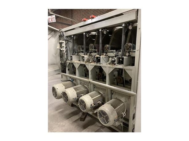 52" x 103" Timesavers #252-4-IC, belt sander, 4-head, 6" opening, 15-45 FPM - Image 4