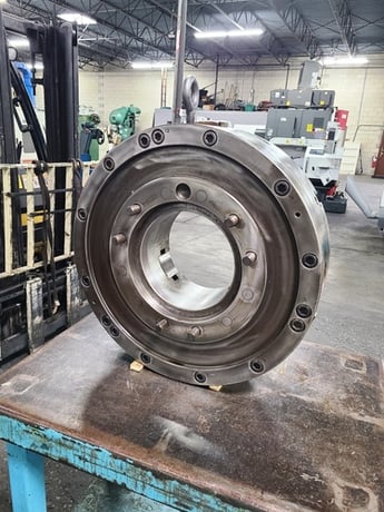 24" 3-Jaw Chuck, 9-1/4" thru hole, A1-5 - Image 4