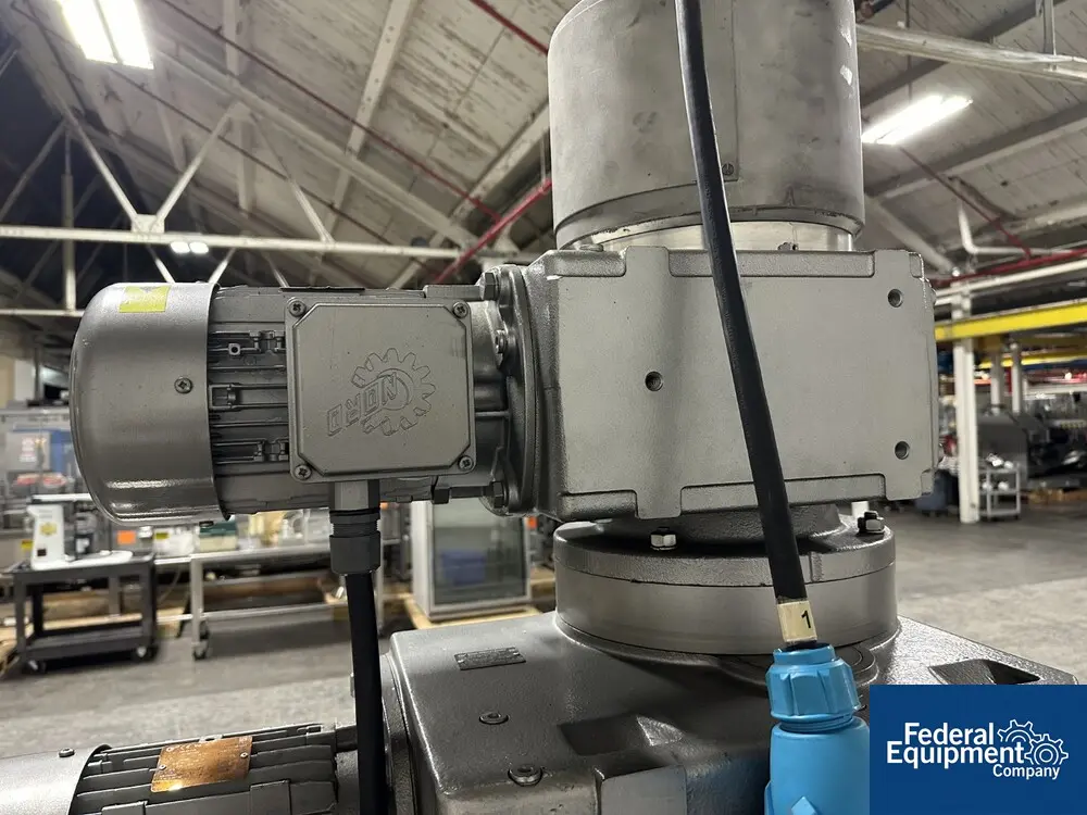 15 gallon Lee Tri Shaft Turbo Emulsifier Reactor, 316 Stainless Steel, 30/125 psi, bolt on top, cone bottom - Image 8