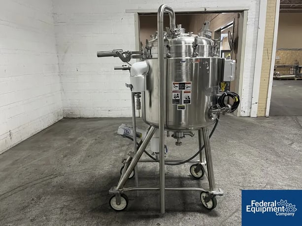 66 gallon Walker Reactor, 250 Liter, 316L Stainless Steel, 45/150 psi, 28" diameter x 20" straight side - Image 3