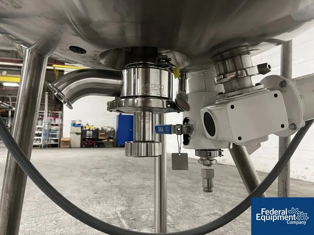 66 gallon Walker Reactor, 250 Liter, 316L Stainless Steel, 45/150 psi, 28" diameter x 20" straight side - Image 8