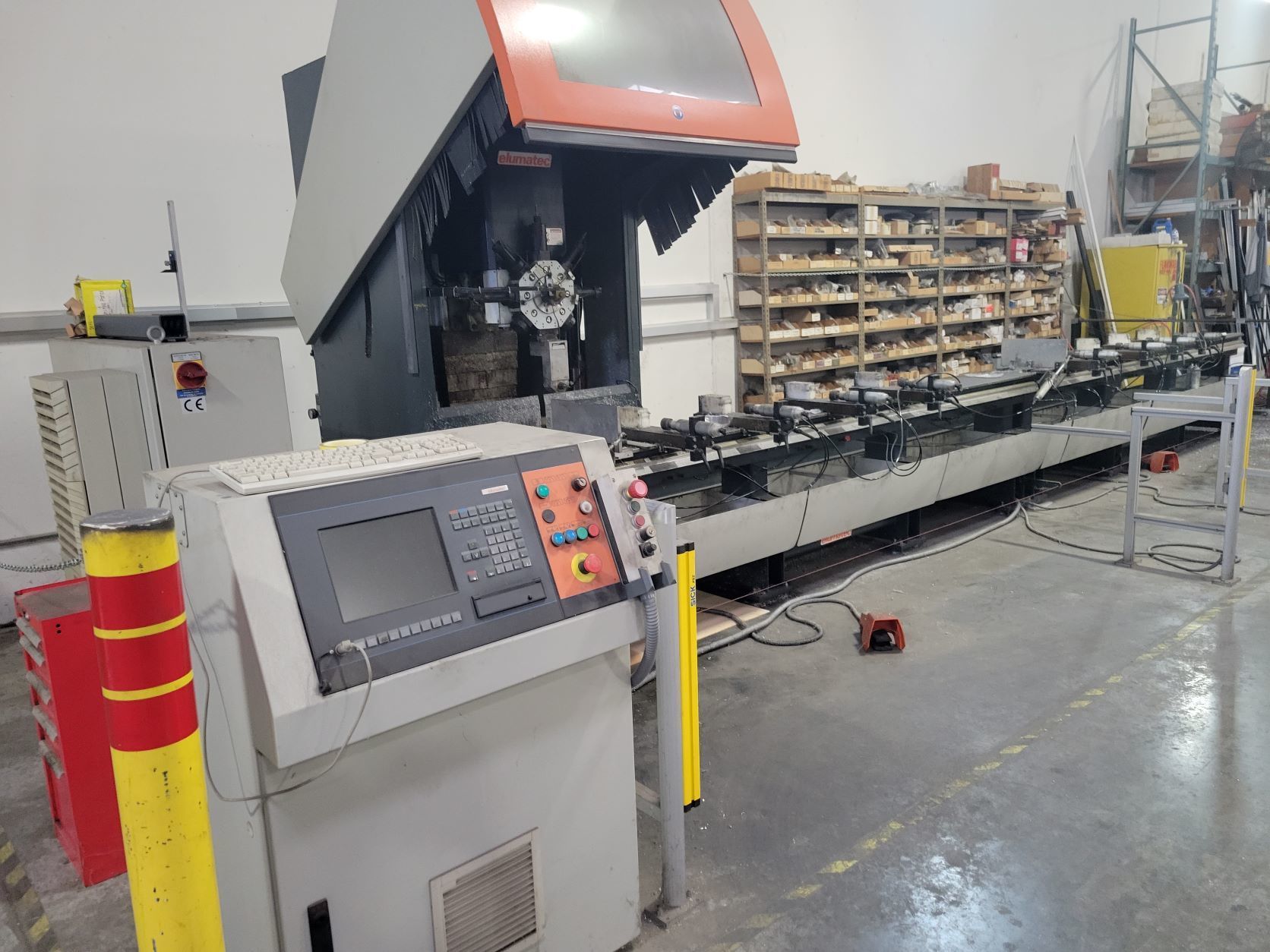 Elumatec #SBZ-130, CNC vertical machining center, 8 automatic tool changer, 370.9" X, 15.7" Y, 10.4" Z, 6000 - Image 1