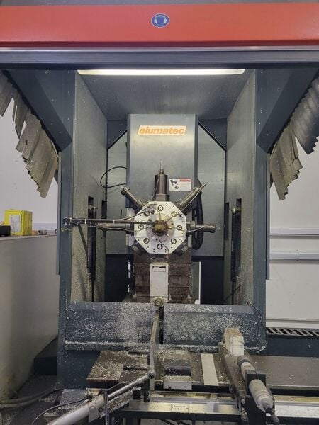 Elumatec #SBZ-130, CNC vertical machining center, 8 automatic tool changer, 370.9" X, 15.7" Y, 10.4" Z, 6000 - Image 3