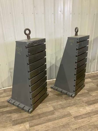 19-3/4" x 48" x 24" T-Slotted Angle Plates, 9 t-slots - Image 1