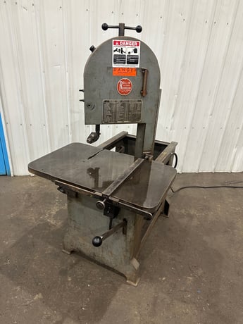 8-3/4" x 8-1/2" Rollin #SF8590, vertical band saw, 9' x 3/4" blade, 70-525 SFPM, 8-3/4" throat, 8.5" under - Image 5