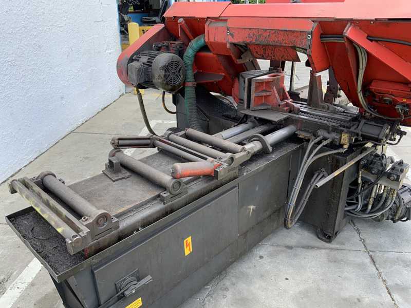 16" x 16" Amada #HA-400W, horizontal band saw, 180" L x 1-5/8" W x .051" H blade, 50-295 FPM, 16" x 60" feed - Image 2