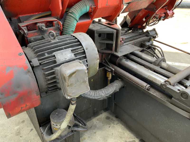 16" x 16" Amada #HA-400W, horizontal band saw, 180" L x 1-5/8" W x .051" H blade, 50-295 FPM, 16" x 60" feed - Image 3