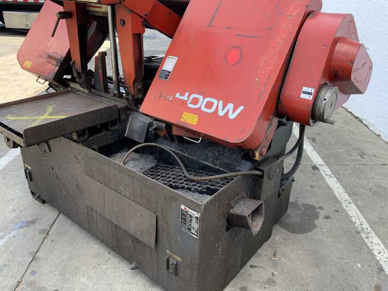 16" x 16" Amada #HA-400W, horizontal band saw, 180" L x 1-5/8" W x .051" H blade, 50-295 FPM, 16" x 60" feed - Image 6