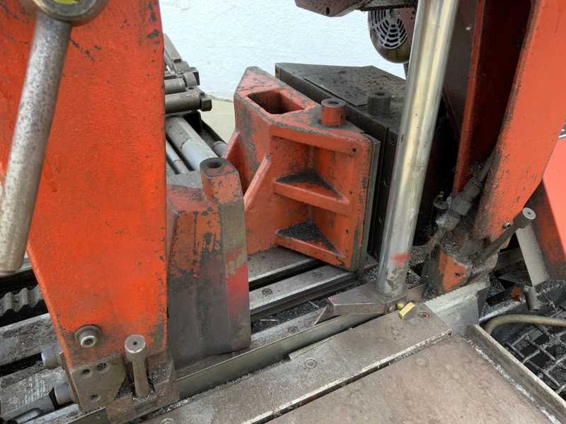16" x 16" Amada #HA-400W, horizontal band saw, 180" L x 1-5/8" W x .051" H blade, 50-295 FPM, 16" x 60" feed - Image 7