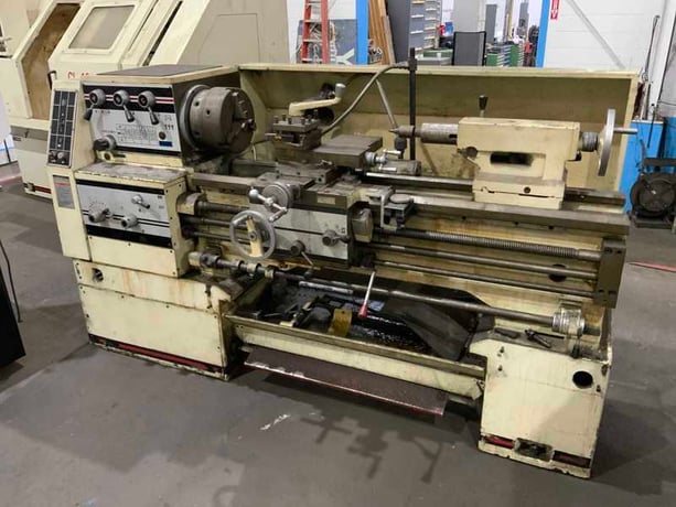 16"/20" x 40" Jet #1440-3PGH, gap bed engine lathe, 10" 3-jaw chuck, 3-1/16" hole, 40-1600 RPM, foot brake - Image 2