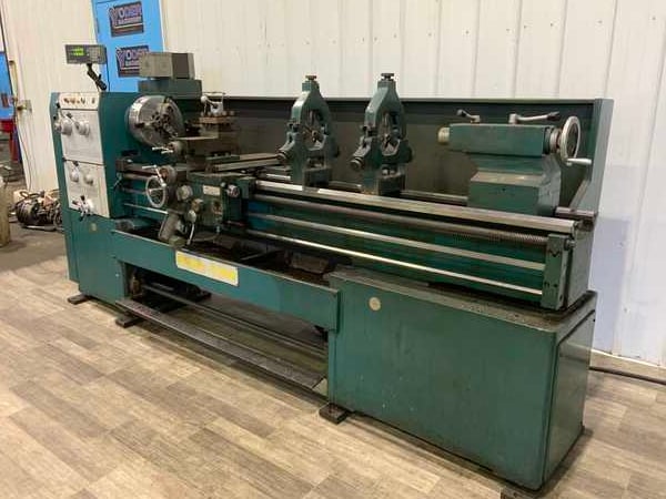 19-1/2" x 78" ENCO #11.1-3940 engine lathe, 12" 6-jaw chuck, 3-1/8" hole, 4-way tool post, Accurite 2-Axis - Image 1