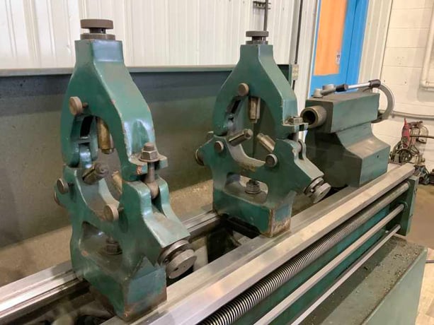 19-1/2" x 78" ENCO #11.1-3940 engine lathe, 12" 6-jaw chuck, 3-1/8" hole, 4-way tool post, Accurite 2-Axis - Image 9