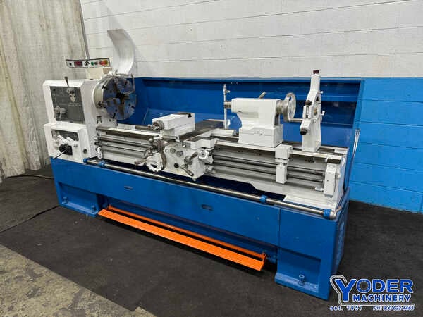 20"/24" x 57" Milltronics #HML2060, engine lathe, 12" gap length, 3" hole, 30-2200 RPM, thread dial, taper - Image 1